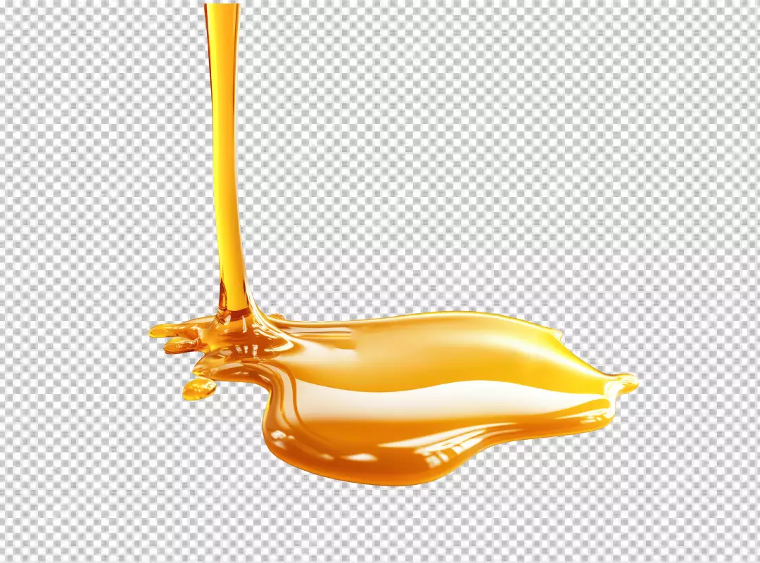 Delicious Golden Honey Syrup Pouring Dripping Liquid Sweet Dessert Stock Image