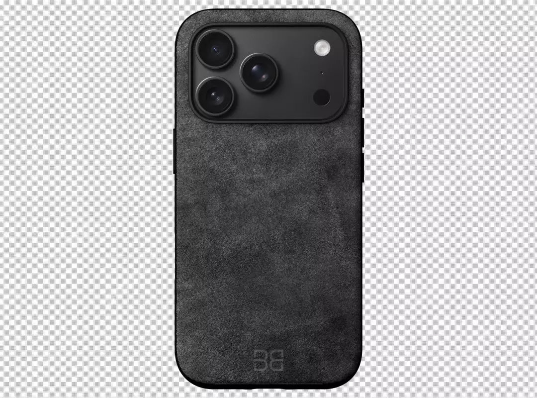 Sleek Dark Gray Smartphone Case with Advanced Triple Camera System
