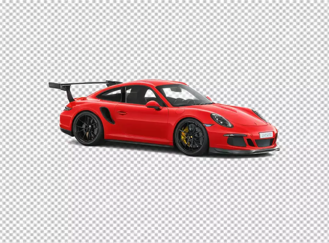 Sleek Red Porsche 911 GT3 RS Luxury Sports Car Performance