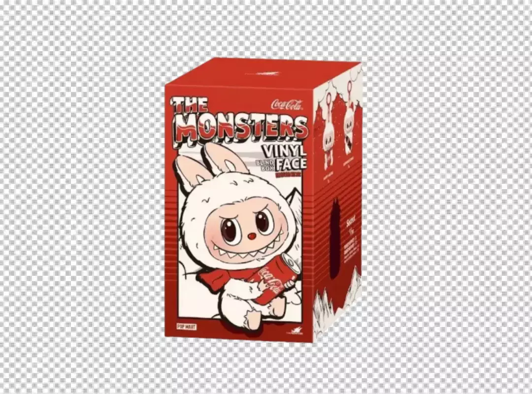 Pop Mart The Monsters Coca-Cola Vinyl Blind Box Collectible Fluffy Bunny Character Toy
