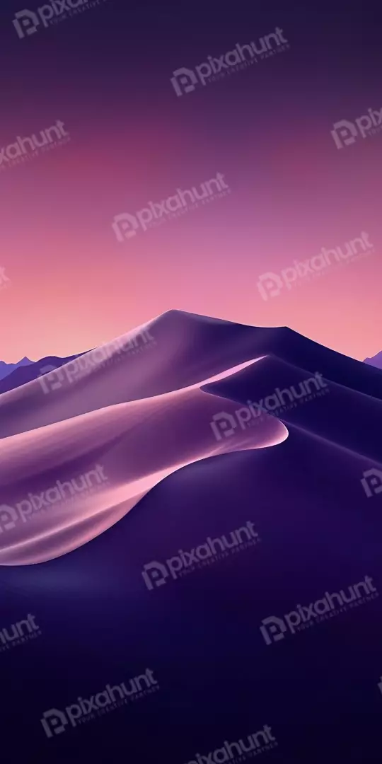Free Premium Stock Photos Dramatic purple desert dunes at sunset sky