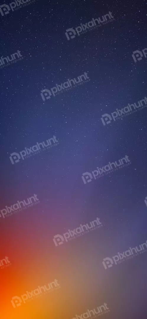 Free Premium Stock Photos Celestial Gradient with Stars: Abstract Night Sky Background