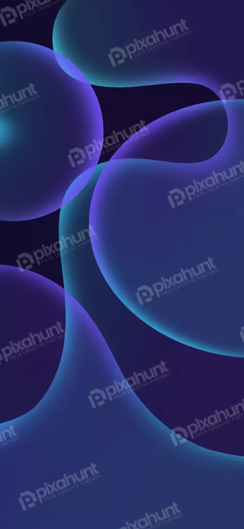 Free Premium Stock Photos Abstract Gradient Smooth Blue and Purple Background with Glowing Shapes