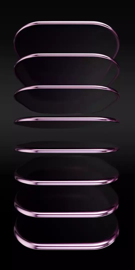 Free Premium Stock Photos Abstract Violet Metallic Rings Stacked on Dark Background