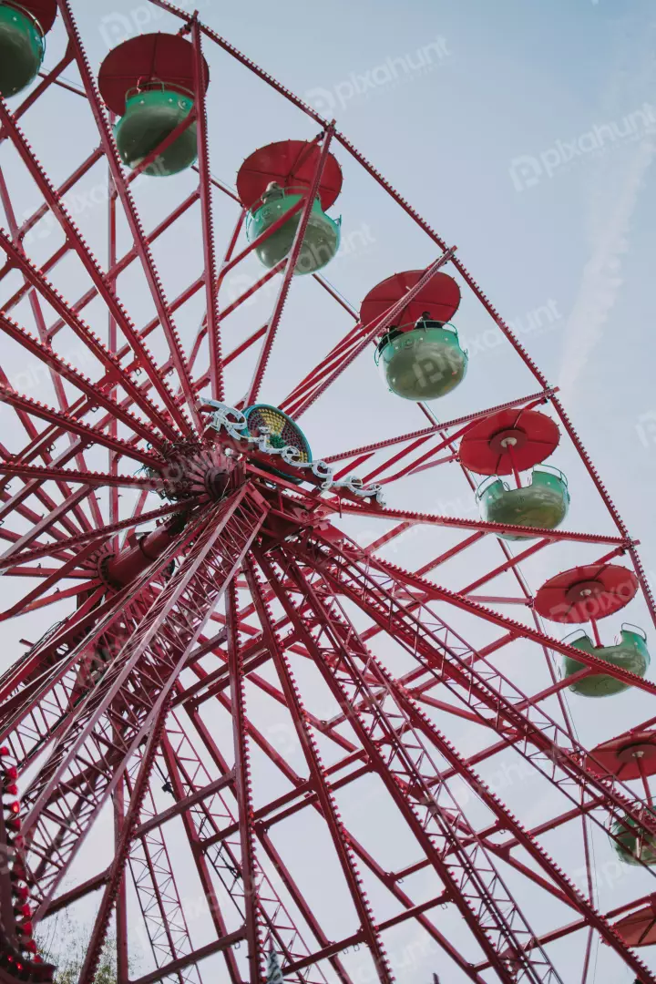 Free Premium Stock Photos The Ferris wheel is a popular amusement ride that has been around for centuries