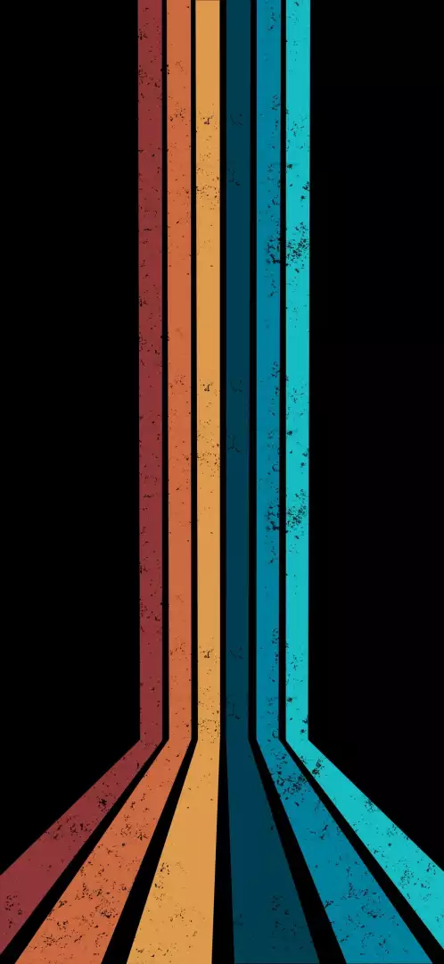 Free Premium Stock Photos Retro Stripes with Textured Grunge Effect on Black Background