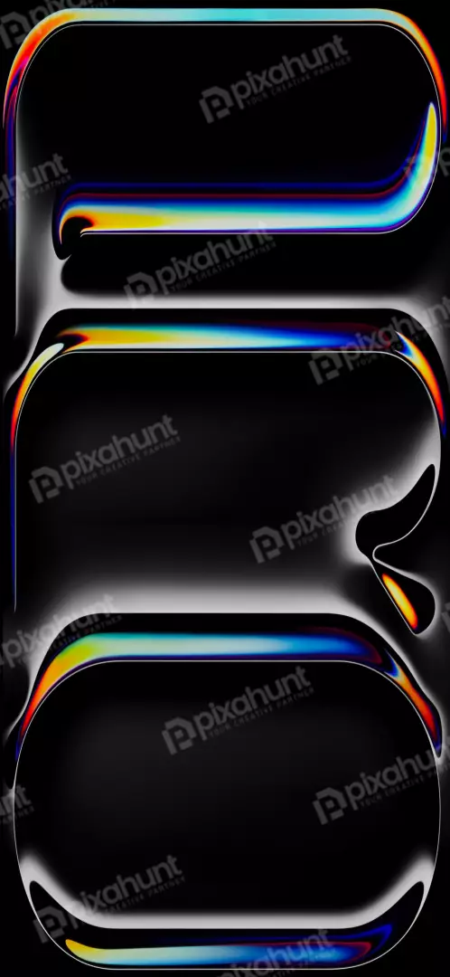 Free Premium Stock Photos Abstract Refraction Light Effect with Rainbow Glow on Black Background