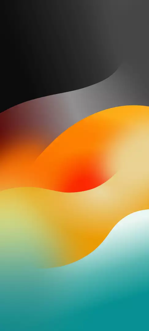 Free Premium Stock Photos Abstract Gradient Waves of Black, Orange, Yellow, and Teal