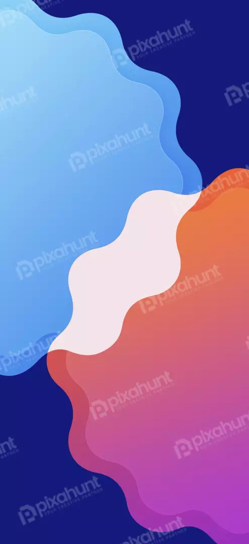 Free Premium Stock Photos Abstract Blue, Pink, Orange, and White Wavy Shapes Background