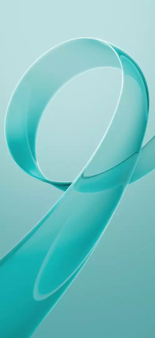 Free Premium Stock Photos Abstract Teal Ribbon Swirl Against Soft Blue Background