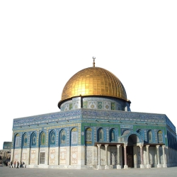 Side corner view of Masjid-al-Aqsa