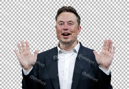 So Happy | Elon Musk Telegram Sticker Thumb Microphone, Elon Musk