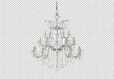 Contemporary chandelier transparent background | PNG photo