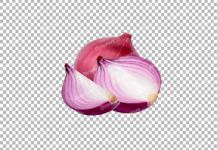 Fresh Red Onion Transparent Background