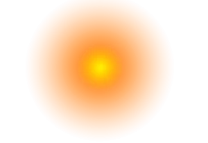 Sun flash Soft glow without departing rays Star flashed with sparkles