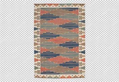 Hand 12 woven antique Turkish carpet