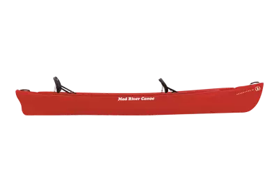 Red color mad river canoe