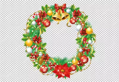 Christmas concept with realistic background PNG