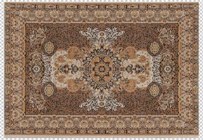 Hand woven antique Turkish carpet png |
