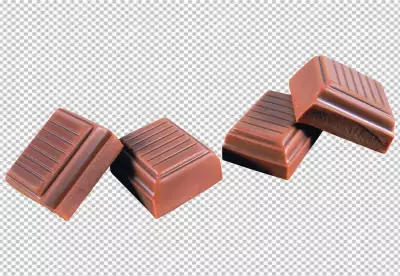 Achocolate isolated on transparent background