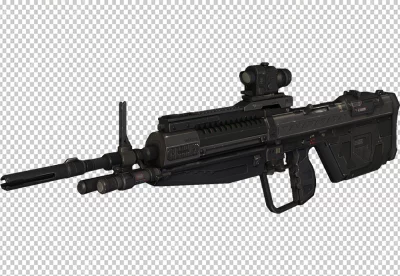 MA5C Sniper Rifle PNG Background