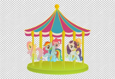 Ride attraction for children Amusement Park icon Vector illustration