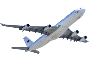 White Passenger Plane Flying on Sky