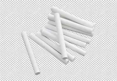 White color chalk group transparent background