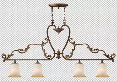 Contemporary chandelier transparent background 
