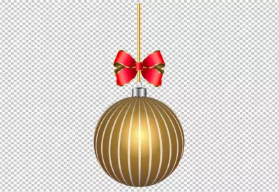 A set of shiny red and blue Christmas baubles with intricate designs isolated on PNG