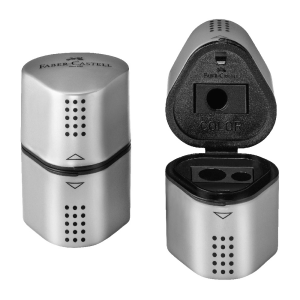 Faber-Castell Grip 2001 3 Hole Pencil Sharpener