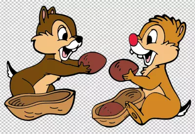 A squirrel with a tail that says squirrel on it