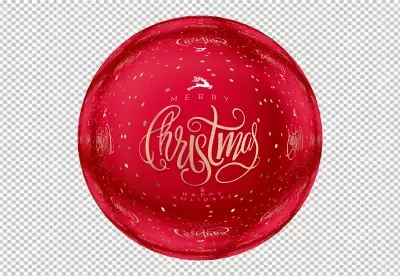 A bunch of christmas balls hanging from a string