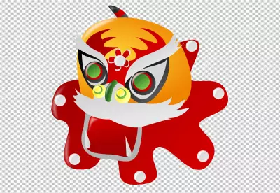 Hand drawn chinese new year PNG