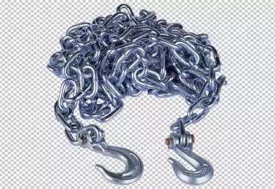 A chain with the word chain on it