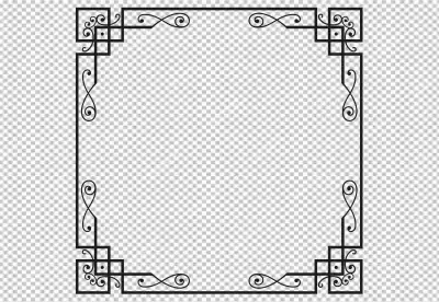 Given a square like pattern around the border
