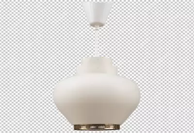 Ornate chandelier in art nouveau style transparent background Png photo