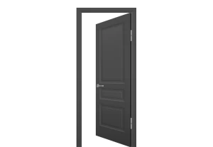 Open Door Grey Png Clip Art