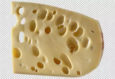 A piece of cheese transparent background PNG