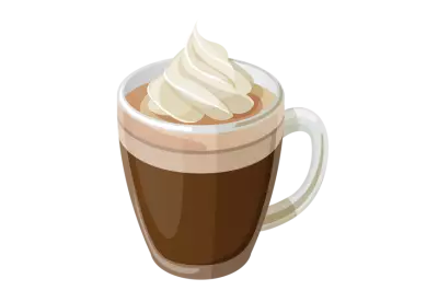 3d Cup of coffee Transparent Background