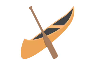 A wooden boat