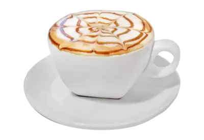 Cup a Cappuccino Coffee Transparent Background