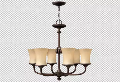  Lamp icon on Isolated and transparent background