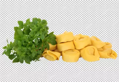 Dumpling isolated on transparent background