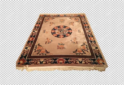 Classic Hand woven antique Turkish carpet transparent png