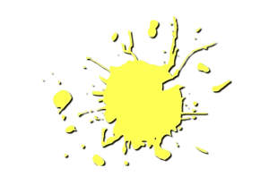 Yellow stain paint splash png