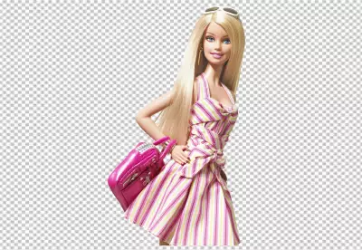 The doll is ready for shopping