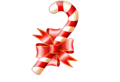Candy Canes 3d icon Isolate Transparent Background