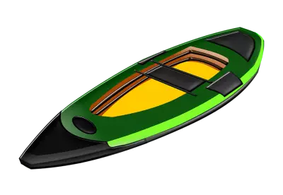 Kayak isolated on transparent background