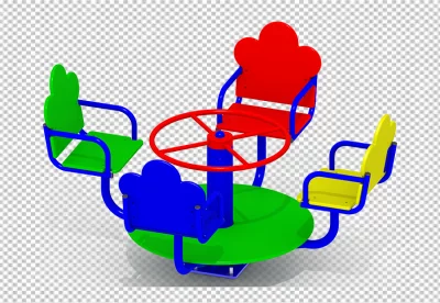 Retro Carousel Illustration